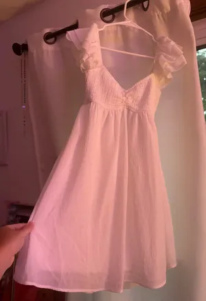 White Dress Pink thumbnail 1