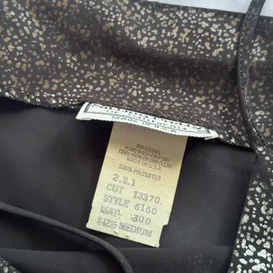 Vintage Sitting Pretty Black Metallic Crackle Cami thumbnail 5