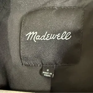 Madewell Caldwell Double-Breasted Blazer Black Small thumbnail 8