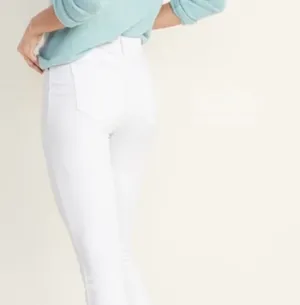 Old Navy Rock Star White Jeans thumbnail 7