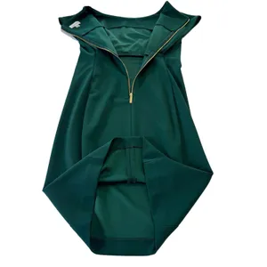 Calvin Klein Green Short Sleeve Stretch Crepe Sheath Dress Office Wedding 6 thumbnail 11
