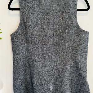 Chico's Black and Gray Textured Vest thumbnail 2