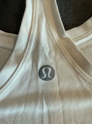 White Lululemon Tank thumbnail 3