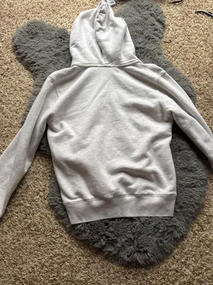Brandy Melville Zip-Up Hoodie Grey thumbnail 2
