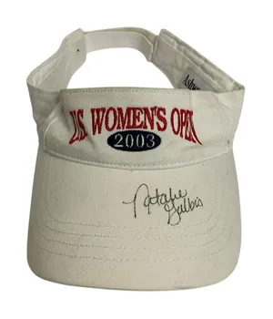 Natalie Gulbis Autographed Golf Visor 2003 U.S. Womens Open Pumpkin Ridge thumbnail 1