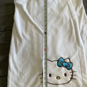 Vintage Y2K 2008 Hello Kitty Sanrio White Sleepwear Robe Sleeveless XL thumbnail 2