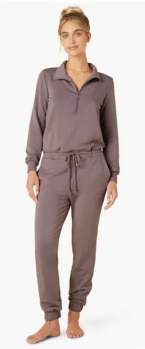 NWT Beyond Yoga Ski Weekend Jumpsuit Mauve Sz Small thumbnail 1