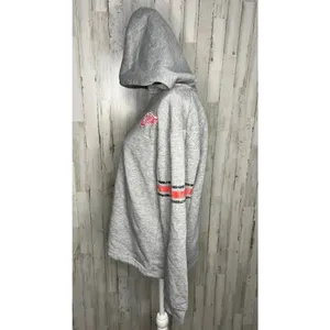 NWT‎ NHL Detroit Red Wings Women's Medium Gray V-Neck Pullover Hoodie Jacket thumbnail 5