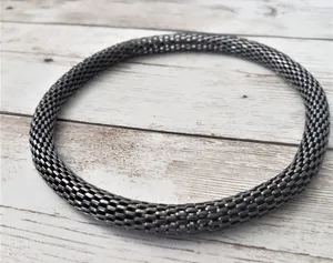 Vintage Bracelet / Bangle Metallic Dark Gray thumbnail 1