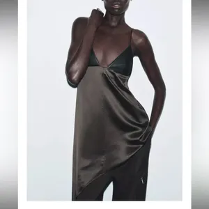Zara ZW collection asymmetric‎ satin top thumbnail 2