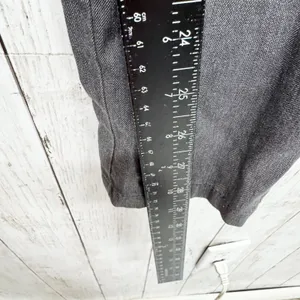 Theory Pants Women Size 6 Slim Split Straight Mid Jeans‎ Washed Gray Zip Pockets thumbnail 5