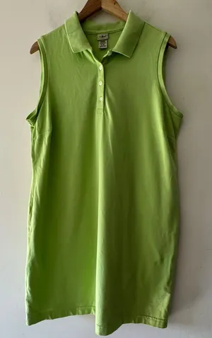 L.L. Bean Green Sleeveless Polo‎ Dress thumbnail 1