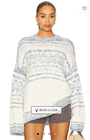 Free people knit sweater thumbnail 1