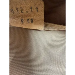 LONGCHAMP Leather‎ Backpack Beige Logo Vintage Bag Rucksack Rare Khaki Brown thumbnail 15