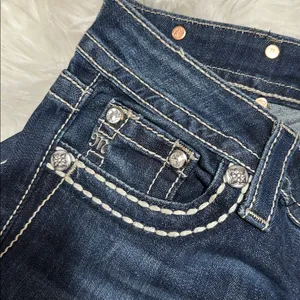 Miss Me Diamond Peace Lover Boot cut JEANS 27 Signature Boot Miss Me thumbnail 8