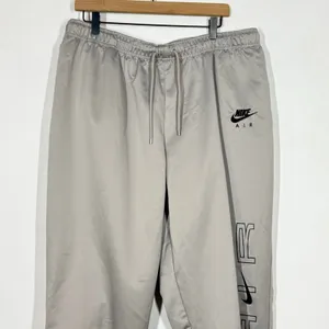 Nike Jogger Pants Size XXL Gray Mid Rise Loose Fit Drawstring Tapered Athleisure thumbnail 4