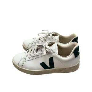 Veja Urca Sneakers White Leather Green Women’s 7 thumbnail 5