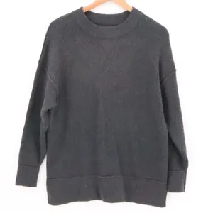 Aerie Oversized Ribbed Crewneck Sweater Womens Size XS Charcoal Grey Cozy Warm‎ thumbnail 1