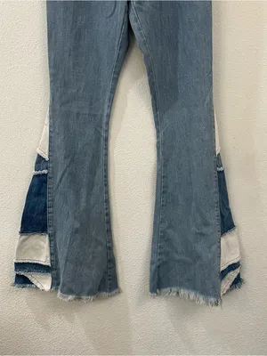 Show Me Your Mumu Woodstock Flare Bell Bottom Jeans Size‎ 28 Echo Wash thumbnail 7