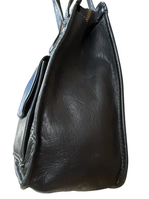 FRYE Leather Leather Vertical Shoulder Bag Black thumbnail 5