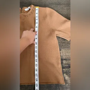 Zara knit‎ top blouse large thumbnail 7