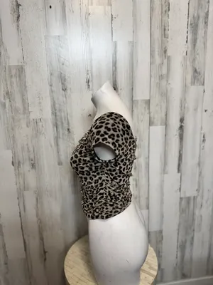 Cheetah Crop Top Multi Size M thumbnail 3