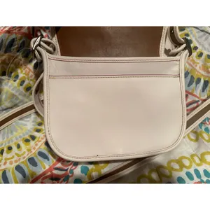 Disney x Coach Patricia Saddle Crossbody With Mickey Mouse Ears Bag Chalk thumbnail 2
