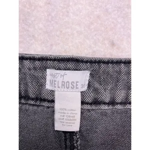 West of Melrose Denim‎ Maxi Skirt Womens 30 Gray Front Slit High Rise Long Jean thumbnail 2