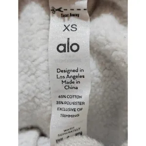 Alo Womens Oatmeal Sweatshorts Sweat Shorts XS‎ thumbnail 4