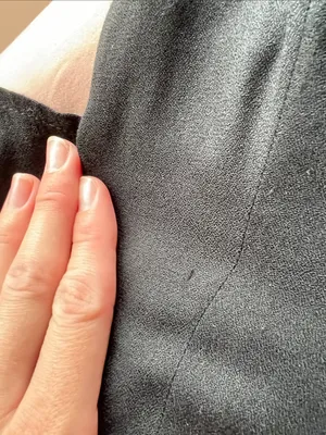 Reformation Black V Neck Mini Dress thumbnail 3