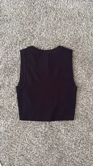 ZARA Black Top Cropped thumbnail 2