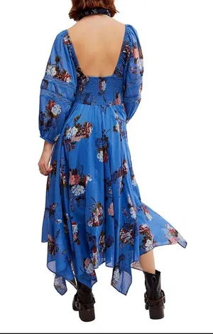 NWT free people morning glory maxi dress M thumbnail 3