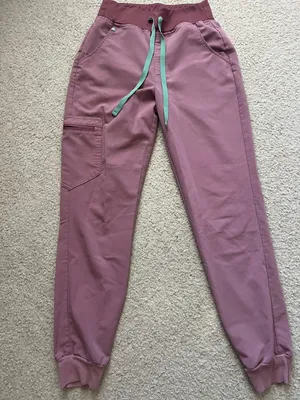 FIGS Mineral Mauve Joggers thumbnail 2