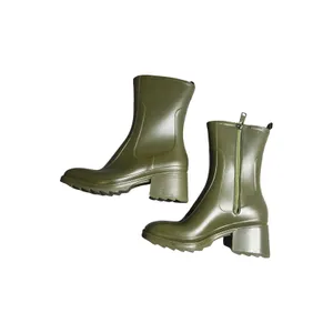 Jeffrey Campbell Pluis Green Rain Boots Size: 38‎ thumbnail 2