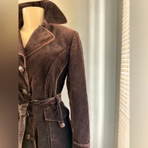 Vintage giacca brand women’s coat bohemian , western chic size small thumbnail 7