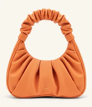 JW PEI Gabbi Ruched Handle Shoulder Bag - ORANGE thumbnail 1