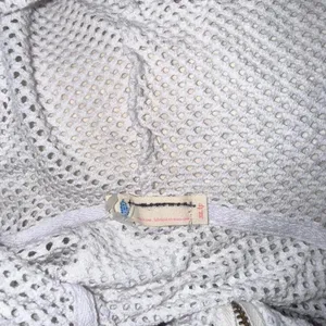 Free People Movement‎ Size XS Fishnet Mesh Cropped White thumbnail 5