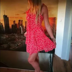 ✨HP✨Ditsy Floral Tie Neck Ruffle Trim Cami Dress✨ thumbnail 6