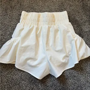 Flowy Workout Shorts White Size XS thumbnail 3