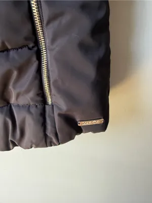 Calvin Klein Performance Women’s Puffer Vest Black Sherpa Lined Size L thumbnail 2