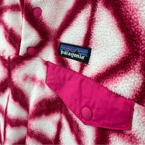 Patagonia Synchilla Tie Die Snap Pullover Pink Diamond thumbnail 9