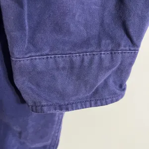 Zara Womens Blue Workwear Shop Coat Utility Longline Jacket Size Small‎ Indigo thumbnail 3