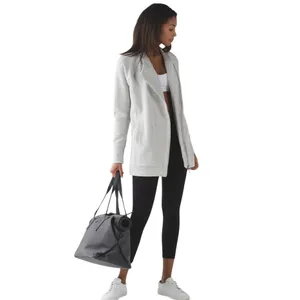 Lululemon Back To It Wrap Jacket Heathered Vapor Size 2 thumbnail 2