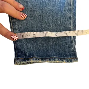 Levi's Premium Wedgie Straight Leg Jeans Womens Blue Denim‎ 25x27.5 Button Fly thumbnail 13