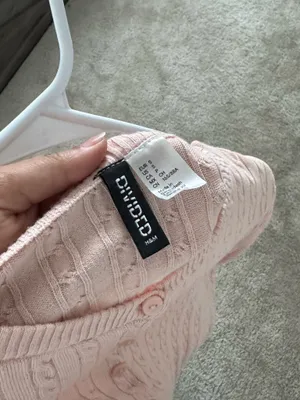 Light Pink Cable Cardigan  thumbnail 5