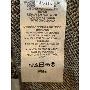 Mauve Anthropologie‎ Wrap Belted Longline Sweater Topper Size Small Diamond thumbnail 6