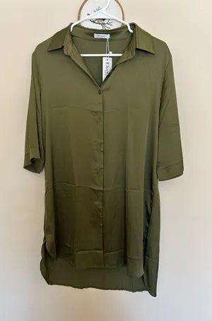 Ekouaer Satin long tunic thumbnail 1