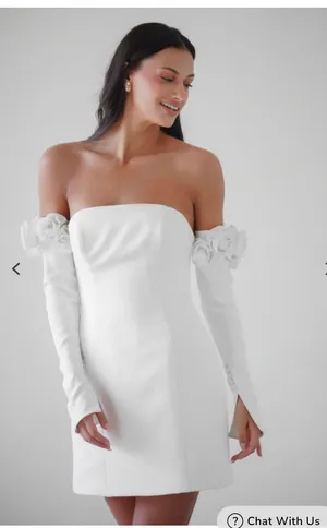 By Watters Mini Dress White Size 2 thumbnail 3