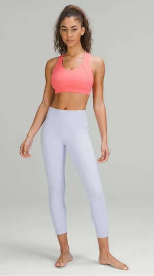 Lululemon Wunder Under High-Rise Tight 25 in Pastel Blue - Size: 2 thumbnail 1