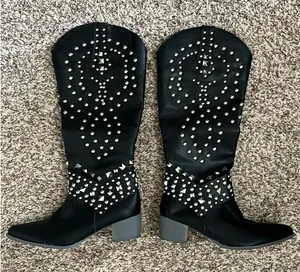 Harper & Lane Boots Black Size 6 thumbnail 1